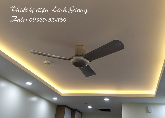  Panasonic ra mắt quạt trần ty siêu ngắn F48-CZL lắp trần thấp, trần chung cư